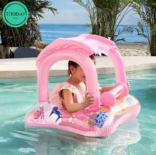 Floaty™  Flotador Inflable Con Techo Bebés